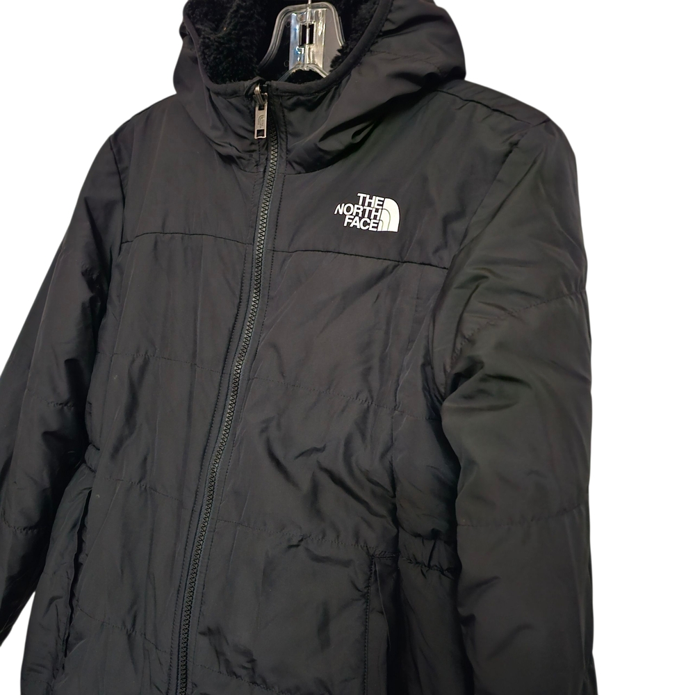 Pre Owned North Face Girls Black Performance Jacket XL (14/16) - Picture 3 of 8